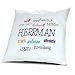 Produktbild digital print Kopfkissen mit Namen Herrman - Motiv Positive Eigenschaften, 40 cm, 100% Baumwolle, Kuschelkissen, Liebeskissen, Namenskissen, Geschenkidee, Deko