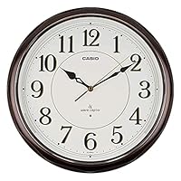 Amazon.co.jp: カシオ 夜見えライト付き 電波アナログ壁掛け時計