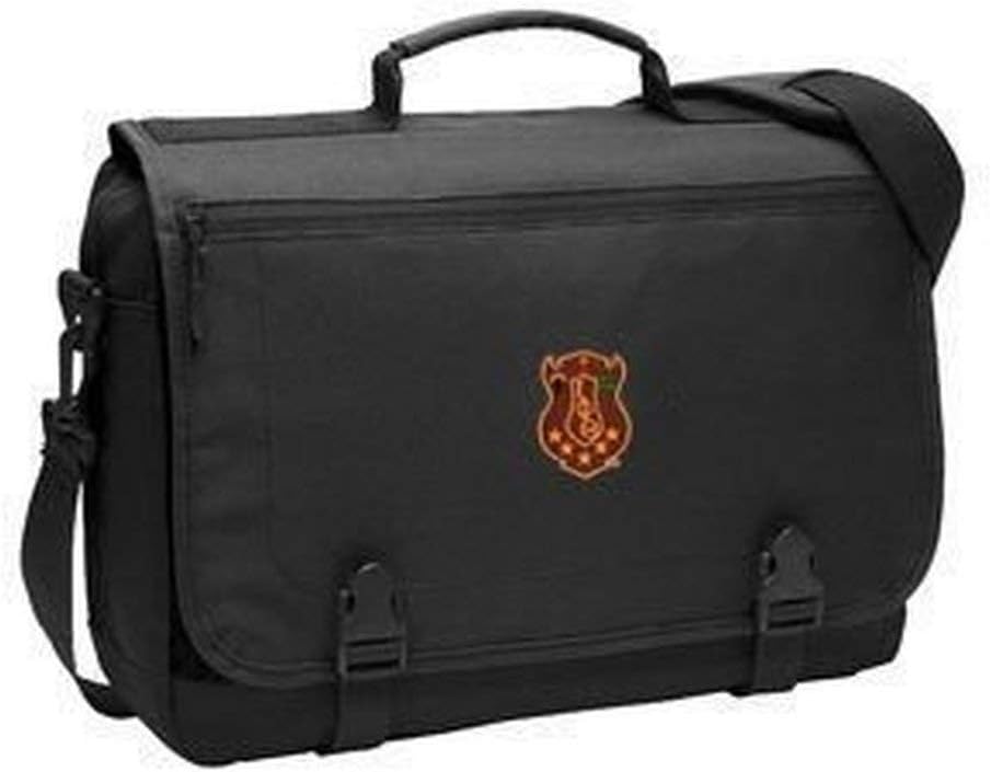 Greekgear Iota Phi Theta Emblem Briefcase Black