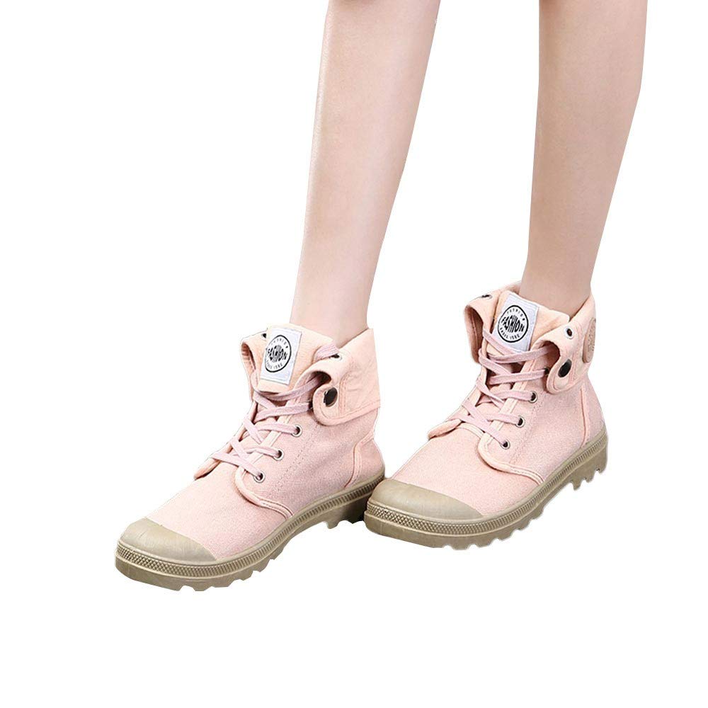 Faionny Women Boots Flat Sneakers Canvas Ankle Boots High-top Military Single Shoes Anti Ski Boots Short Shoe Shoes