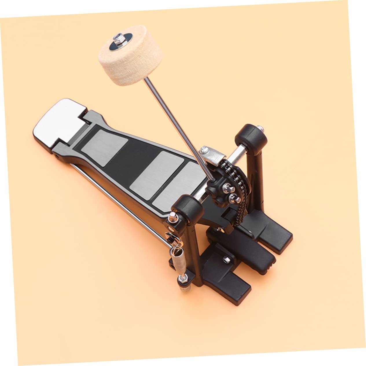 Milisten Pédale de Grosse Caisse Sturdy Accessoire de Percussion Simple pour Kit de Batterie Pédale de Drum Durable et Pratique