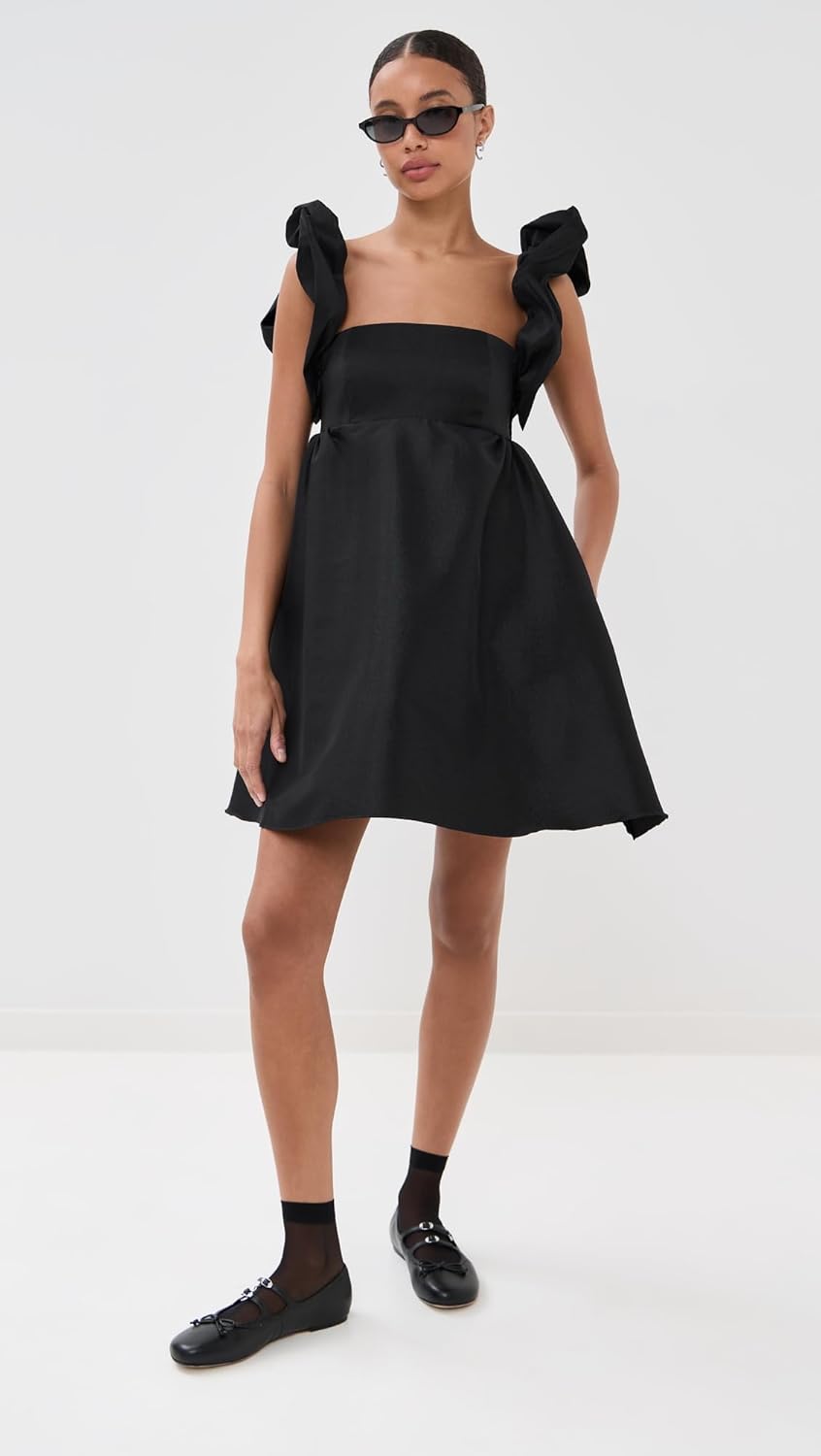 Kika Vargas Women's Angela Dress, Black, 12 - Image 2