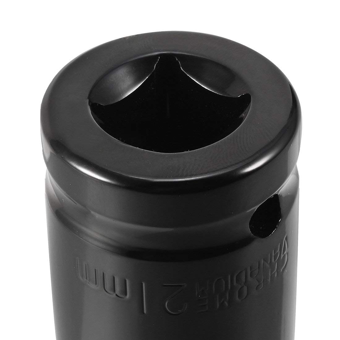 Utoolmart Llave De Vaso De Impacto Cuadrada De 21 Mm, Métrico, Cromo-vanadio, 78 Mm De Longitud, 1 Unidad