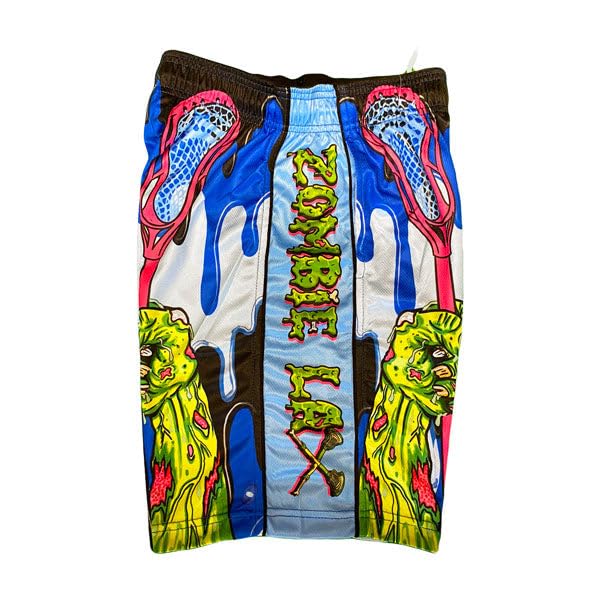 Flow Society Boys Zombie Lax Athletic Shorts Black - Lacrosse - Gym - Athletic Shorts2