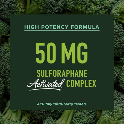 image for SMNutrition 50MG Sulforaphane Supplement from Broccoli Sprouts | NRF2 