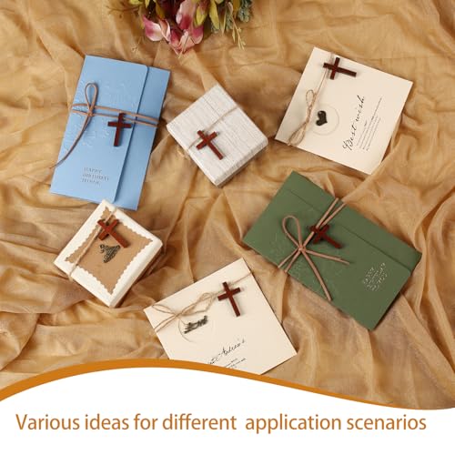 Srefaka 72 Pcs Mini Wooden Crosses Wood Cross - Bulk Pack for Crafts, Easter by Srefaka - Image 6