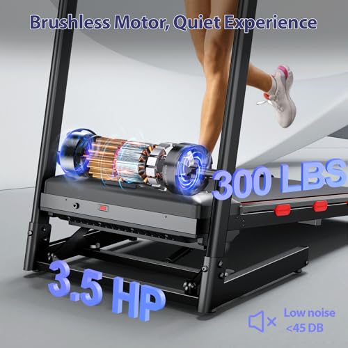 Motorized Folding Treadmill with Incline