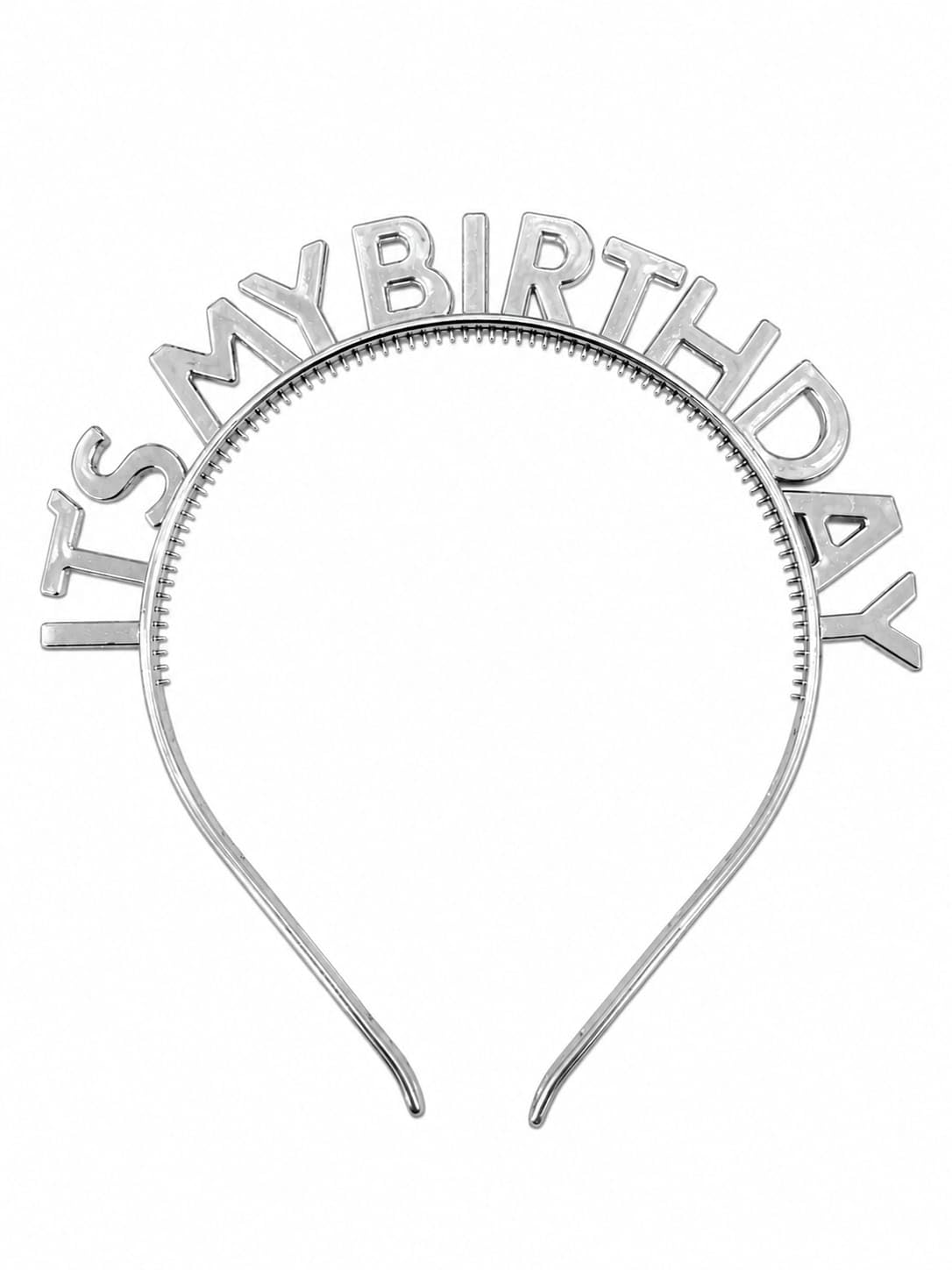 It's My Birthday Hair Band | Silver Birthday Headband for Girls & Women | Pack of 1-image-4