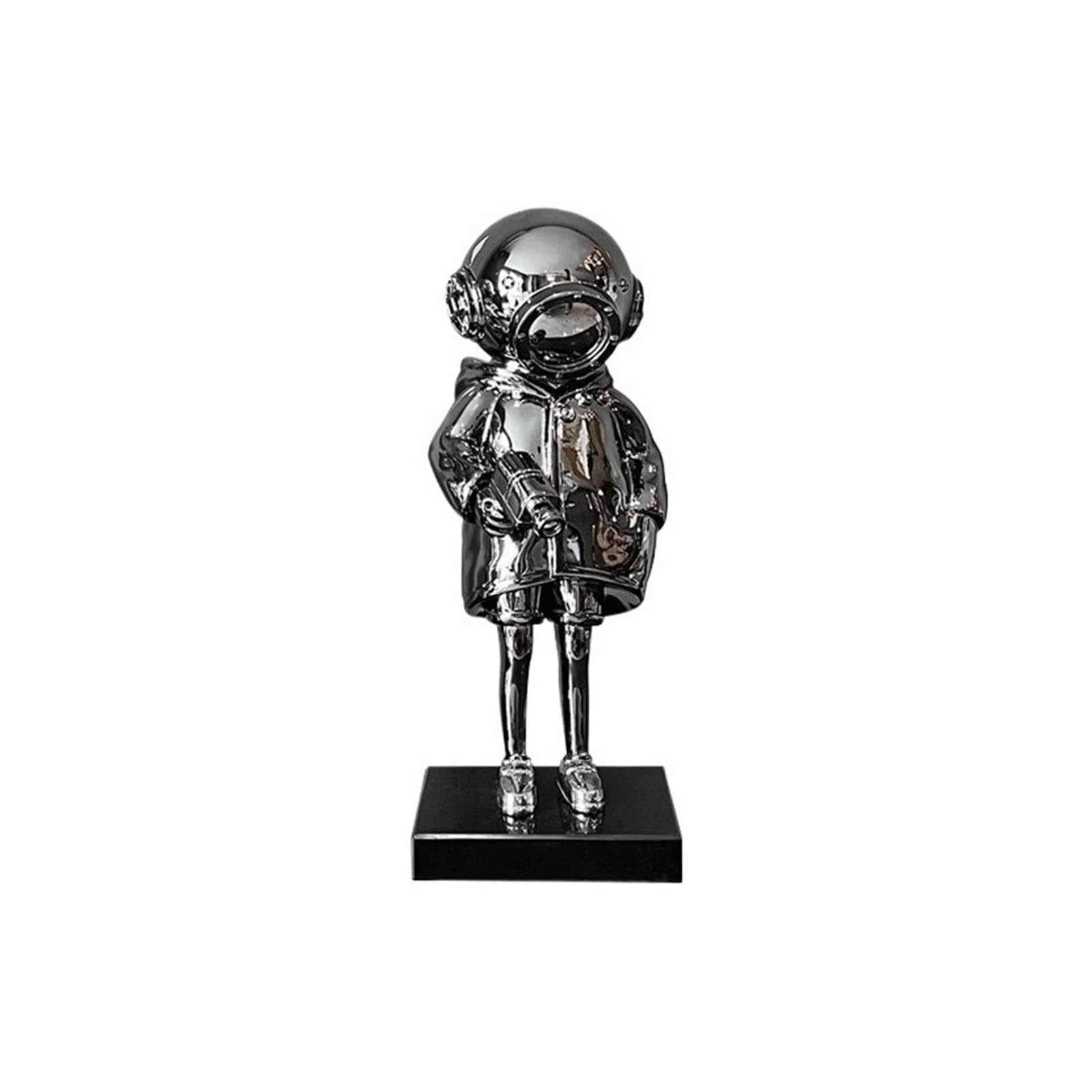 AILIUXIAOYAN Home Hecor Modern Minimalist Luxury Abstract Figure Sculpture Resin Art Piece for Living Room,Study(Black)