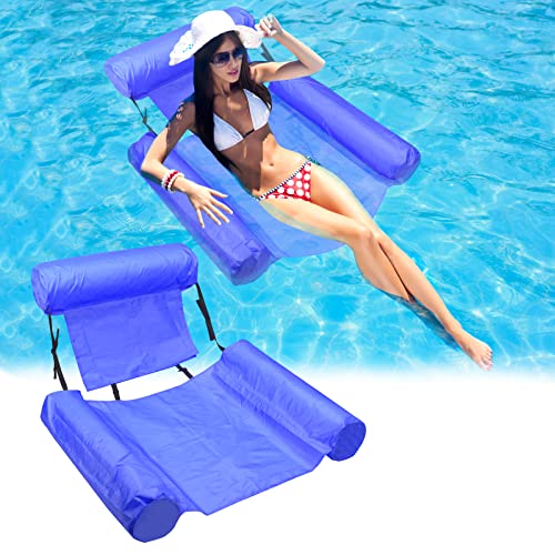 2x Wasserliegen Faltbar | Nicht Aufblasbare Schwimmsessel | Für Pool, See & Meer | Sofort Einsatzbereit