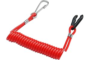 Boat Kill Switch Lanyard Tether for Yamaha Outboard Mercury Tohatsu Honda Jet Ski Stop Cord