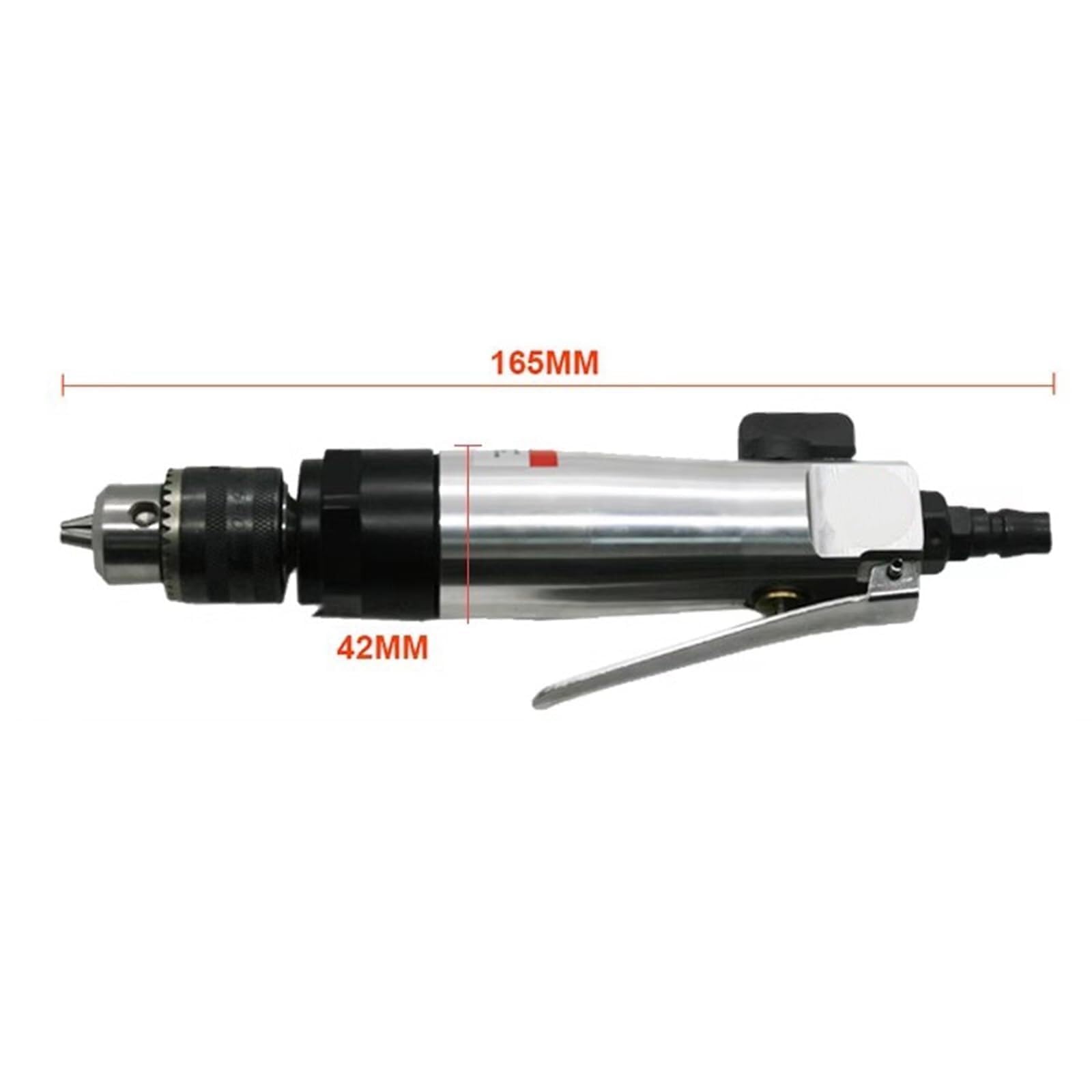Tappatrice pneumatica, sigillante per tappi di bottiglia da 10-50 mm, 6 teste di tappatura, 2600 giri/min, ingresso aria da 1/4", per bottiglie di plastica e vetro