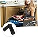 HONMEET Pu Armrest Cushion for Chairs Easy to Install Elbow Support Pads for Home and Office Use Relieves Pressure Elbows and Arms Fit for All Chair Types