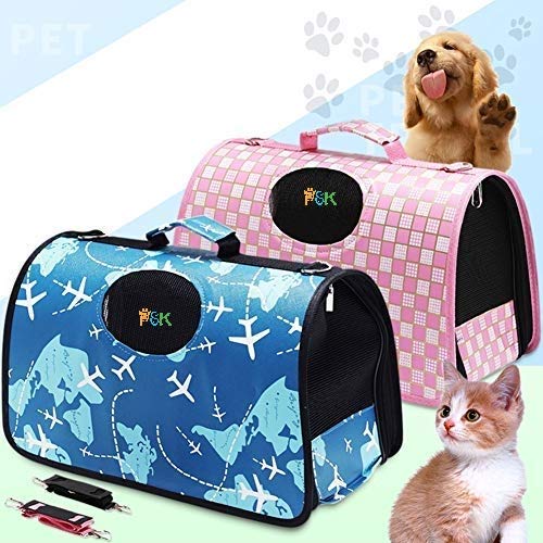 PSK PET MART Breathable Single Shoulder Bag for Pet Cat Dog Teddy Outdoor Travel Medium Black Miragul 4