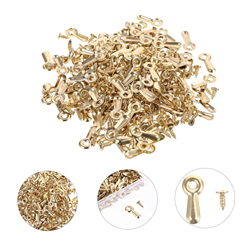 Image of 160pcs Turn Buttons for Picture Frames Photo Frame Hardware with Screws for Easy Installation and Removal Backing Clips for Hanging Photos and Artwork