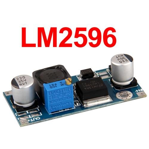 Easy Provideru00ae LM2596 DC-DC Module Abaisseur Régulateur Tension Step Down CC-CV Ajustable