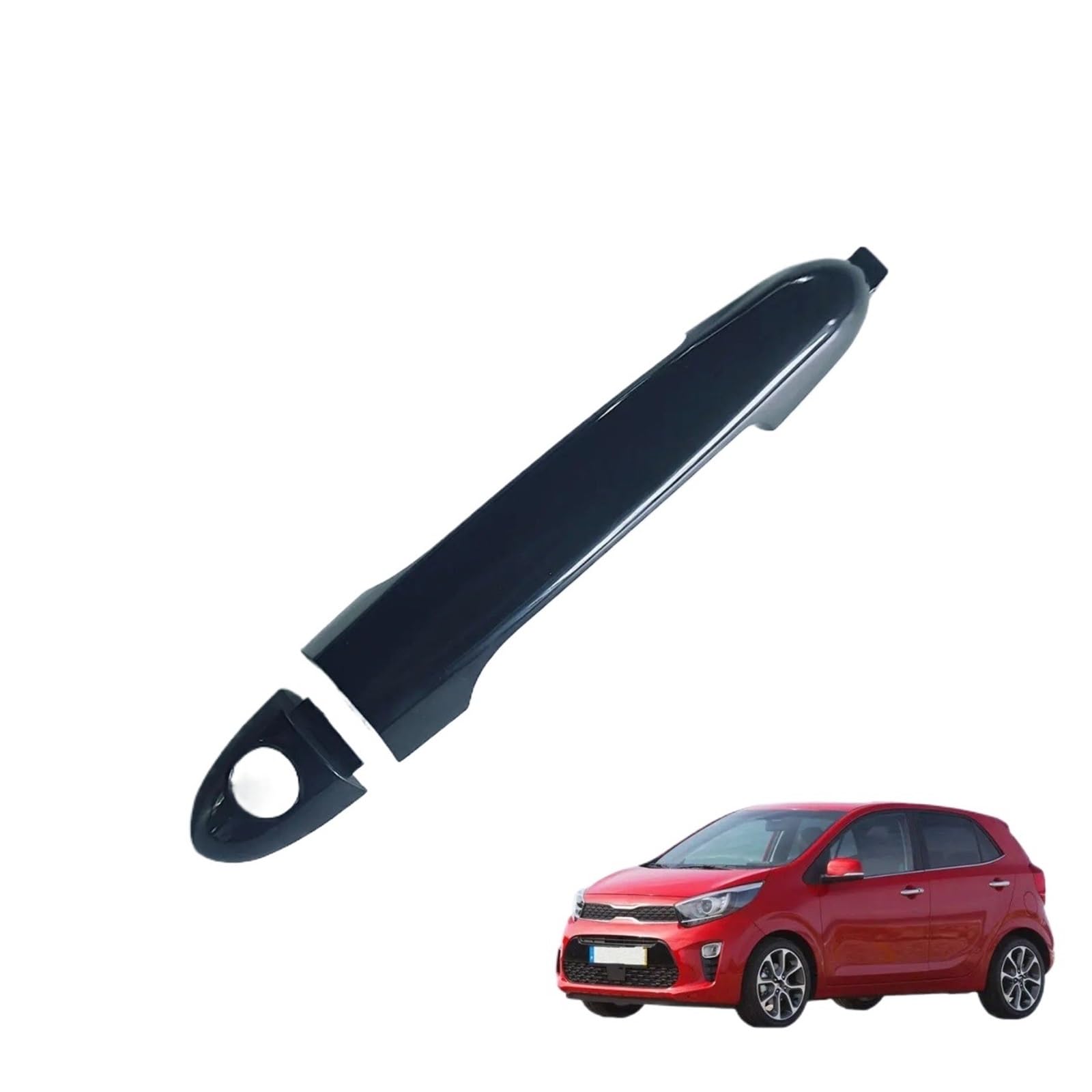 Hillar Left Door Outer Handle For Kia For Rio 2012-2017 Front Rear Right Exterior Door Handle 82652-1W030 82652-1W010 82651-1W010 Car Accessory(Left)