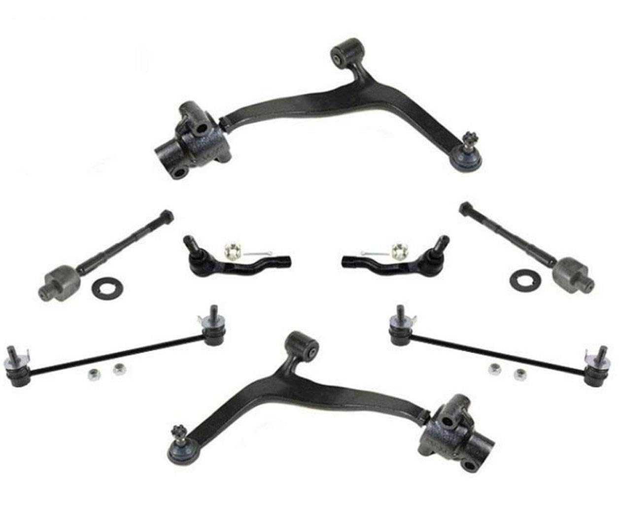 Kit De 8 Piezas Brazos De Control Para Infiniti FX35 FX45 2003-2008 - Barras Inferiores Delanteras