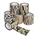 Heveer Cinta Camuflaje Autoadhesiva Vendaje Elástico de Protección para Actividades al Aire Libre Caza Cámara Ciclismo 6 Rollos