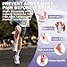 Men's Orthopedic Wide Toe Box Trail Sneakers: Comfortable Orthotic Arch Support Pain Relief Plantar Fasciitis Heel Spur Walking Shoes, Leisure Travel Driving Hiking Running Shoes White Purple Size 10