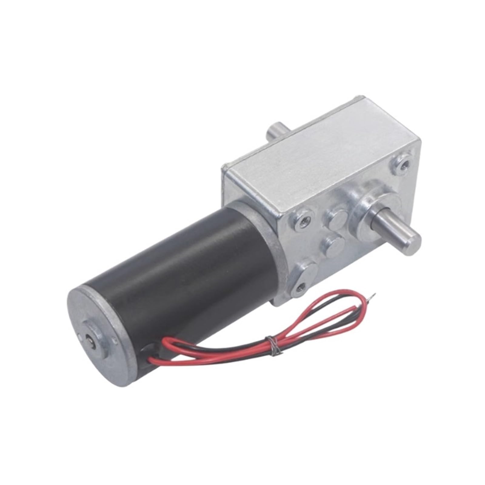 5840-31ZY DC 12V 24V Metall-Turbo-Schneckengetriebemotor Typ-D-Welle umgekehrtes selbstsperrendes Getriebe Schneckengetriebemotor(12rpm,12V)