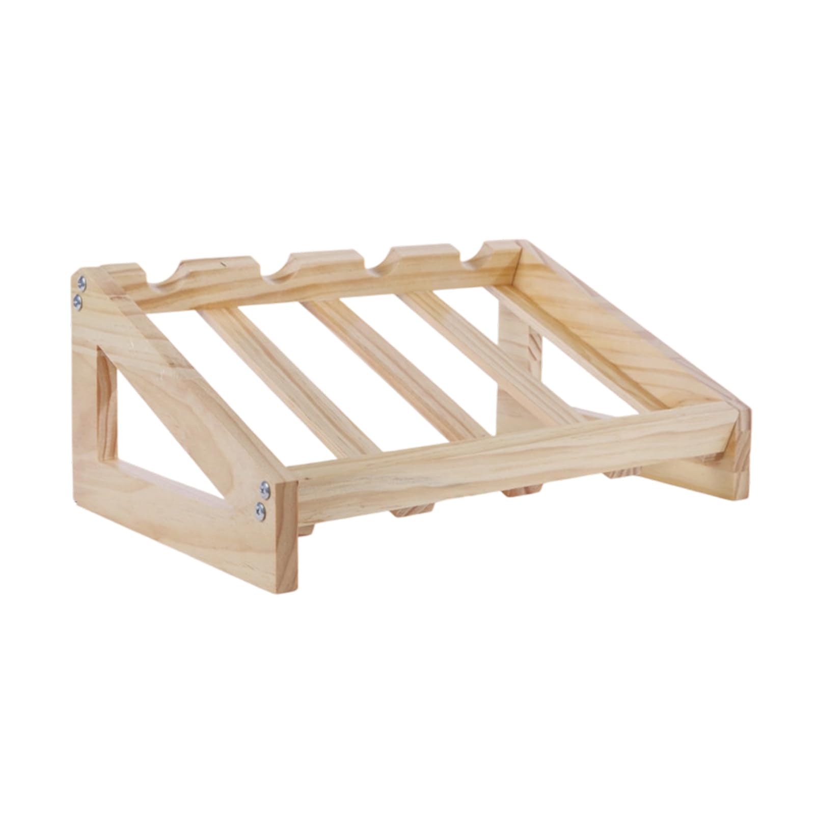 Qusinfc Natural Wood Wine Rack Modern Bucolic Homes Pubs Decoration Multifunctional Bottle Shelf Storage Solution Bucolic Living Room Decors Wine Stand