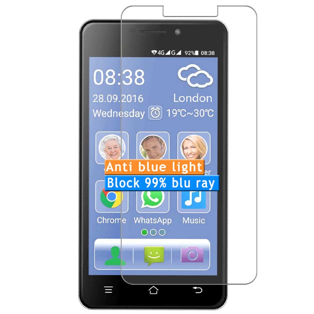 3-Pack Anti Blue Light Screen Protector, compatible with Switel eSmart M2 TPU Film Protectors Sticker [ Not Tempered Glass ]