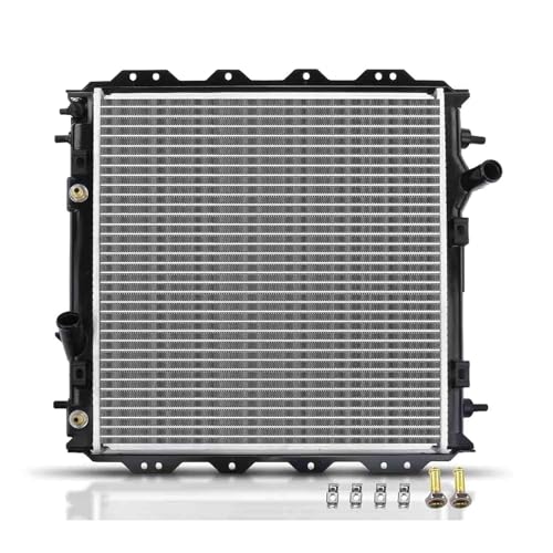 Image of UIU Engine Coolant Radiator with Transmission Oil Cooler Compatible with Chrysler PT Cruiser 2001-2010 L4 2.4L, Automatic Trans. Replace# 5017404AA, 5017404AB