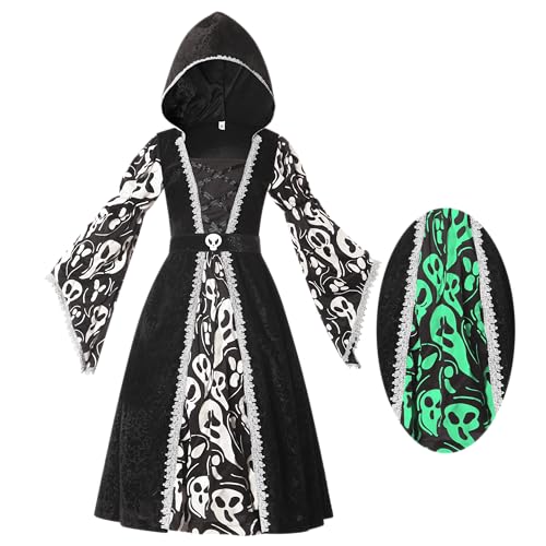 Spooktacular Creations Witch Costume for Girls, Child Black Dark Witch