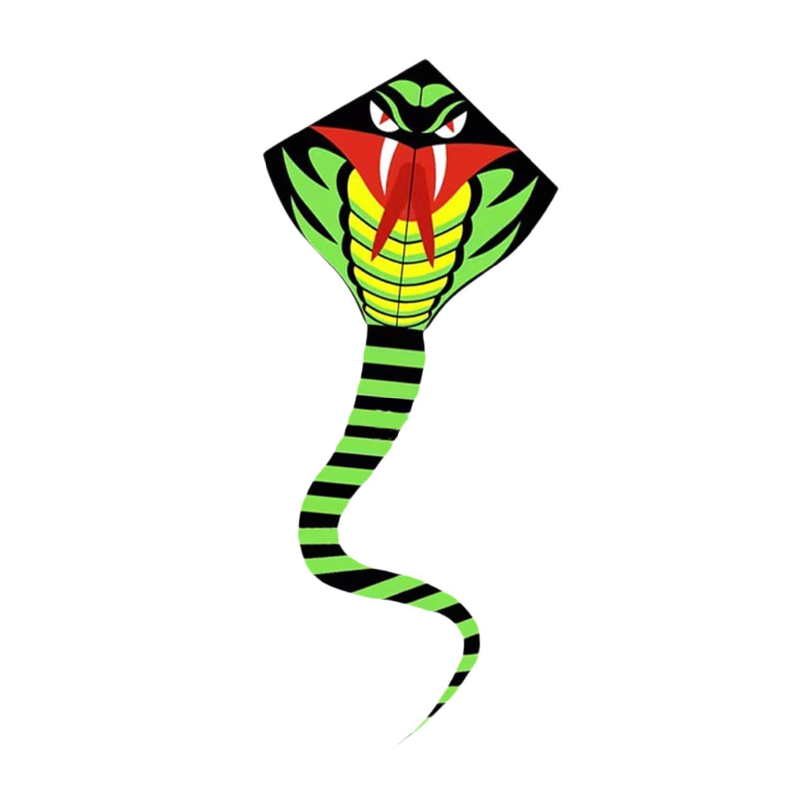 Riesenschlange Stranddrachen Großformat Drachen Figur Weiches Material Stabile Flugleistung Langes Flugseil für Familien Gartenaktivitäten