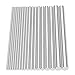 Glarks 18Pcs Aluminum Solid Round Rod Lathe Bar Stock Assorted for DIY Craft Tool, Diameter 2.5-8mm Length 100mm