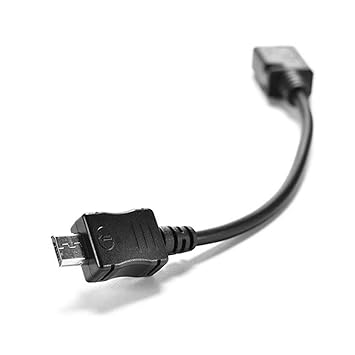 EDASH 2Pcs Micro USB Male to Mini USB 5Pin Converter OTG Adapter Cable Line 10cm