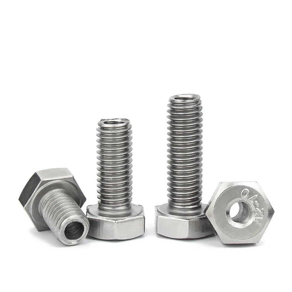 WUUKEPSG Metal Screws M4-M20 Ss 304 Outer Hex Hollow Screw Bolt/M16*100 (1Pc)