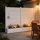 Kozyard Privacy Screen with Planter (2-Pack)