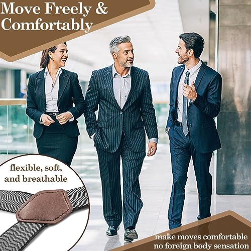Soportes de camisa estilo Y con abrazaderas STAY GENT ajustables 4