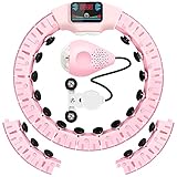 Smart Weighted Hula Exercise Hoops, No Fall Detachable Hoola Fitness Hoop， Abdominal vibration...