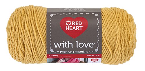Image of Red Heart With Love Yarn - Cornsilk