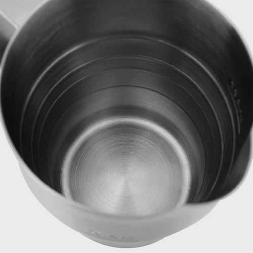 Miniatura 9 de Espumador de leche espresso de acero inoxidable - Taza de vapor de 30.4 fl oz30 oz - Jarra grande para espuma de leche