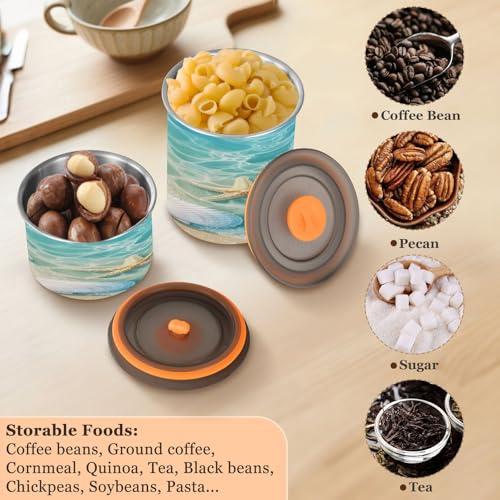 Envase Hermético de Acero Inoxidable para Café 500 ml miniatura 5