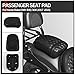Moto Noir Passager Arrière Passager Siège Capot Couverture Moteur Carénage Queue Section Coussin En Cuir Souple Coussin pour Rebel CMX500 CMX300 CMX 500 300 2017 2018 2019 2020 2021 (Type 1)