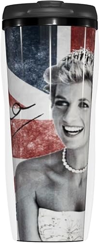 Miniatura 1 de Tazas de café con aislamiento vintage de princesa Diana, taza de viaje, tazas de café para bebida helada, regalo divertido y novedoso