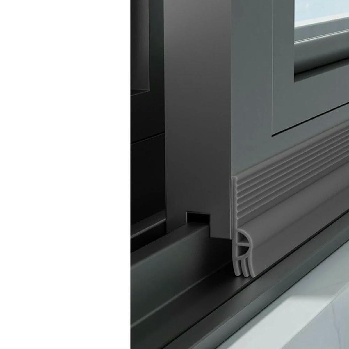 Flexible Sealing Strip Tape Sliding Window Sealing Strip self-Adhesive Triple Sound Insulation, Wind and Cold Resistance- -2M