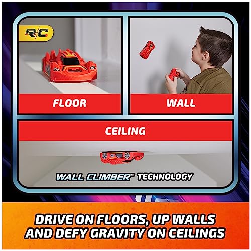 image for Air Hogs, Zero Gravity Sprint RC Car Wall Climber, Red USB Micro B Rec