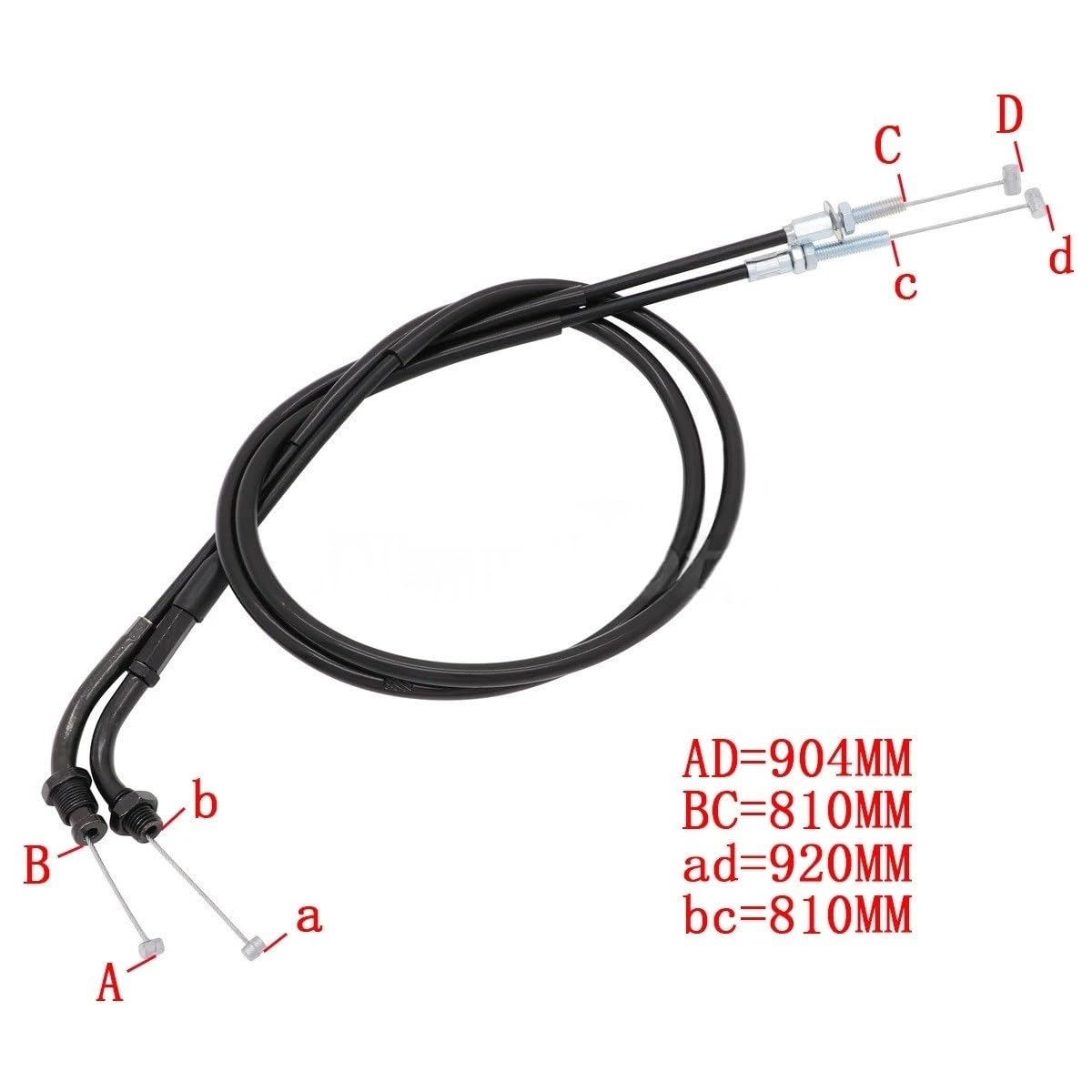 Accesorios de motocicleta Cable embrague/Cable acelerador para Hornet 600 900 CB600 CB600F 1998-2006 para CB900 CB919 2002-2007