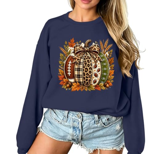 Cute Halloween Sweatshirts for Women Fleece Graphic Oversized Pullover - image 3