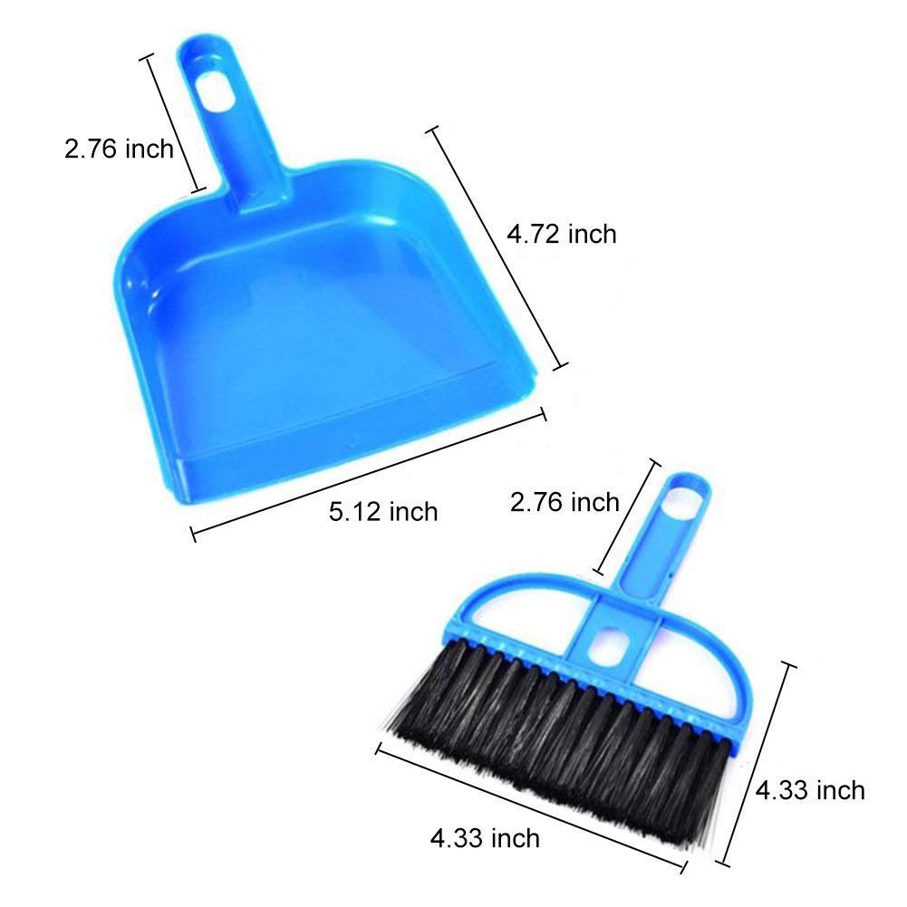 Mini Dustpan Brush Set - Car & Keyboard Cleaning -2 Mini Dustpan Brush Set - Car & Keyboard Cleaning -2