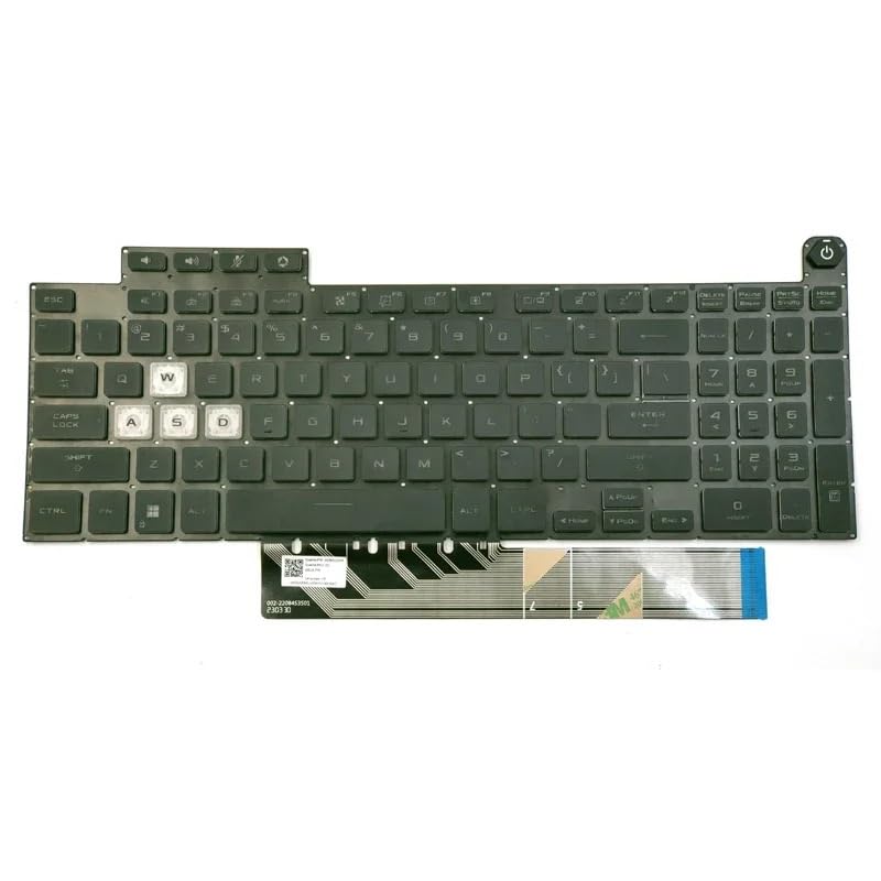 Do Asus TUF do gier A15 F15 FA507 FA507RC FA507RE FX507 FX517 A17 FA707 F17 FX707 FX707ZC Klawiatura laptopa US Backlit