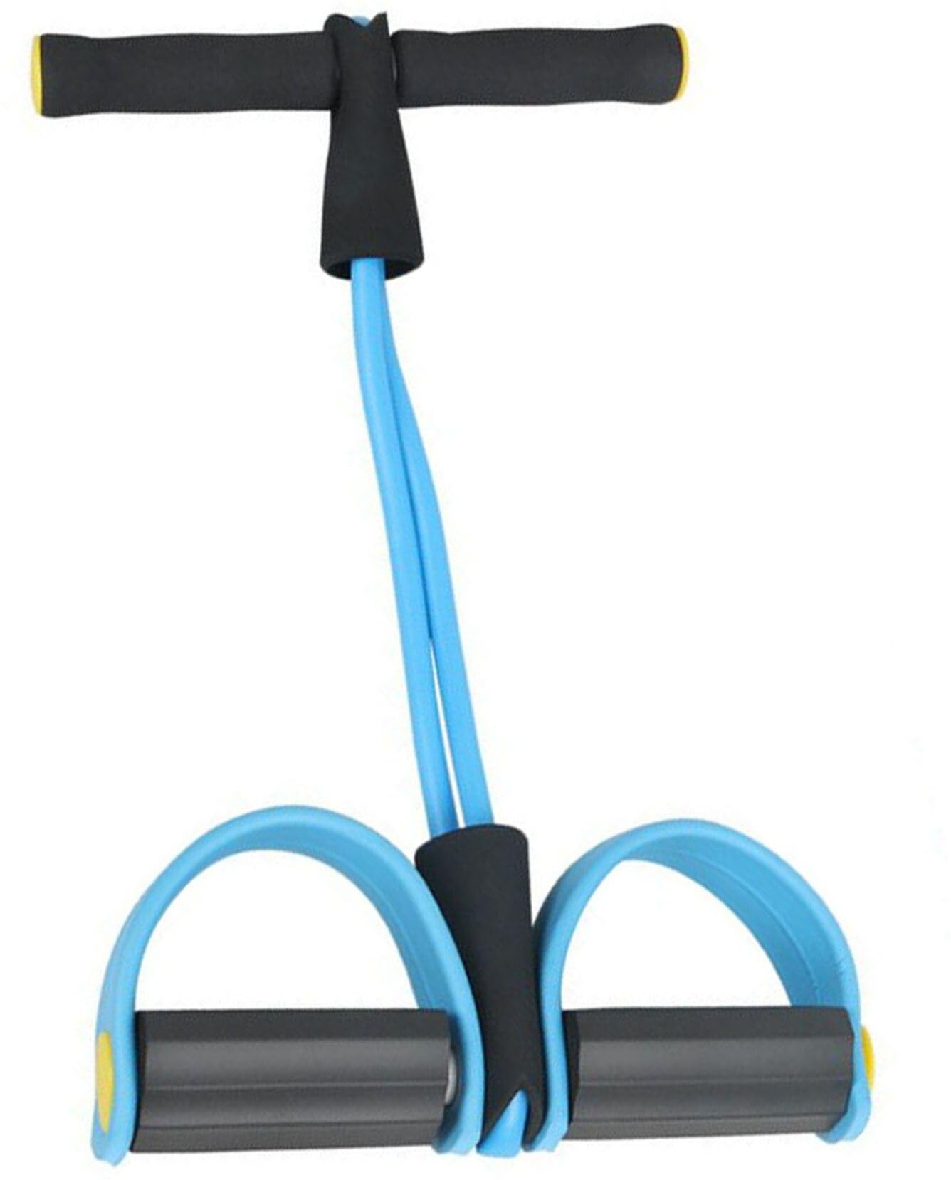 GYMFREAK Rubber Pull Reducer Cum Tummy Trimmer Ab Exerciser Ab Exerciser (Black, Blue)-image-39