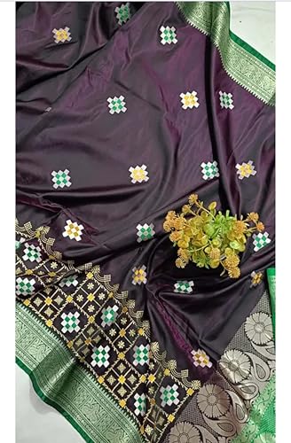 Generic purple pasapalli silk saree – image 4