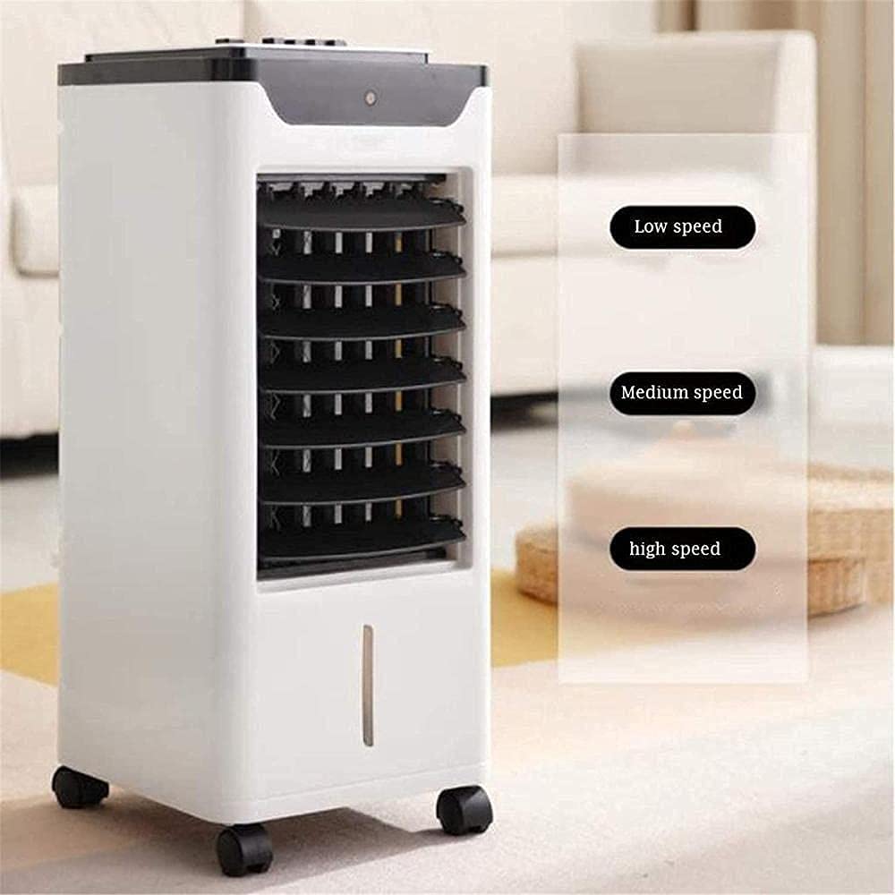 Raffreddatore d'aria portatile – Ventola silenziosa a 3 velocità per casa, ufficio, camera da letto – Soluzione di climatizzazione evaporativa ad alta efficienza energetica